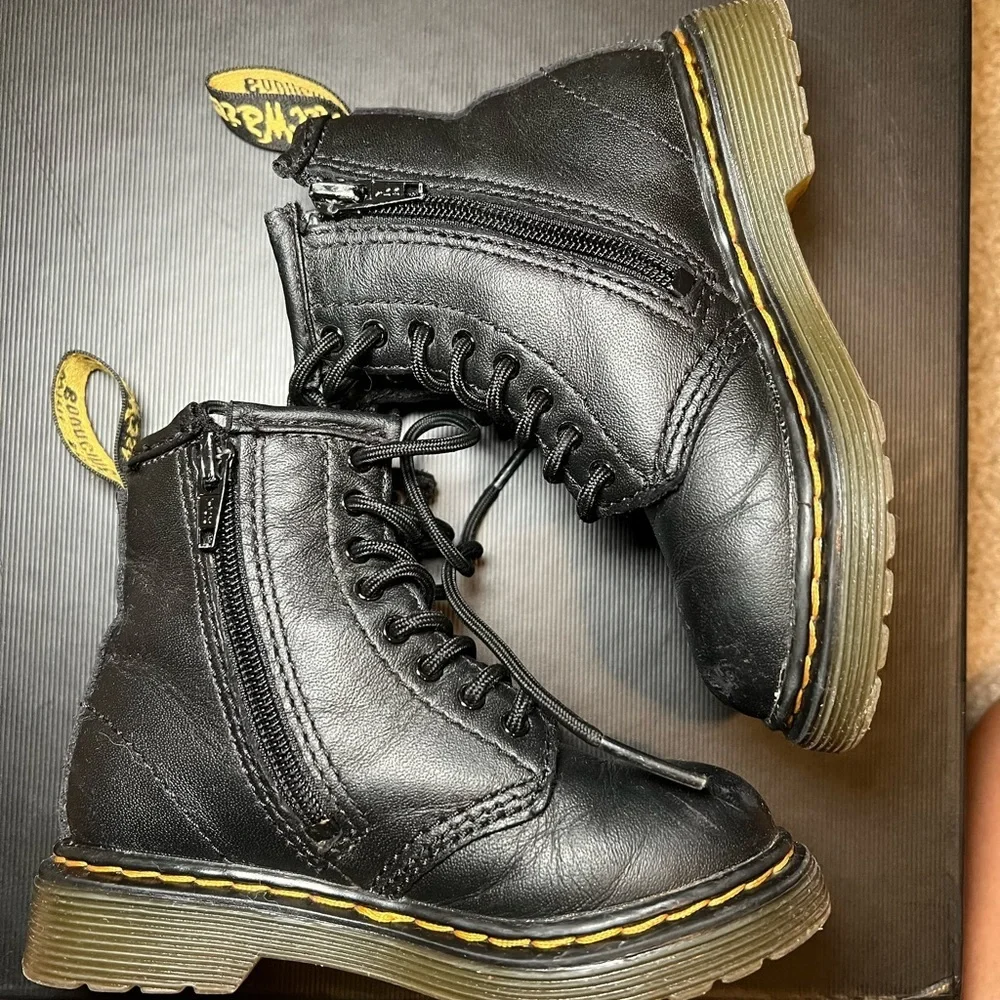 Dr. Martens Kids Black Boots